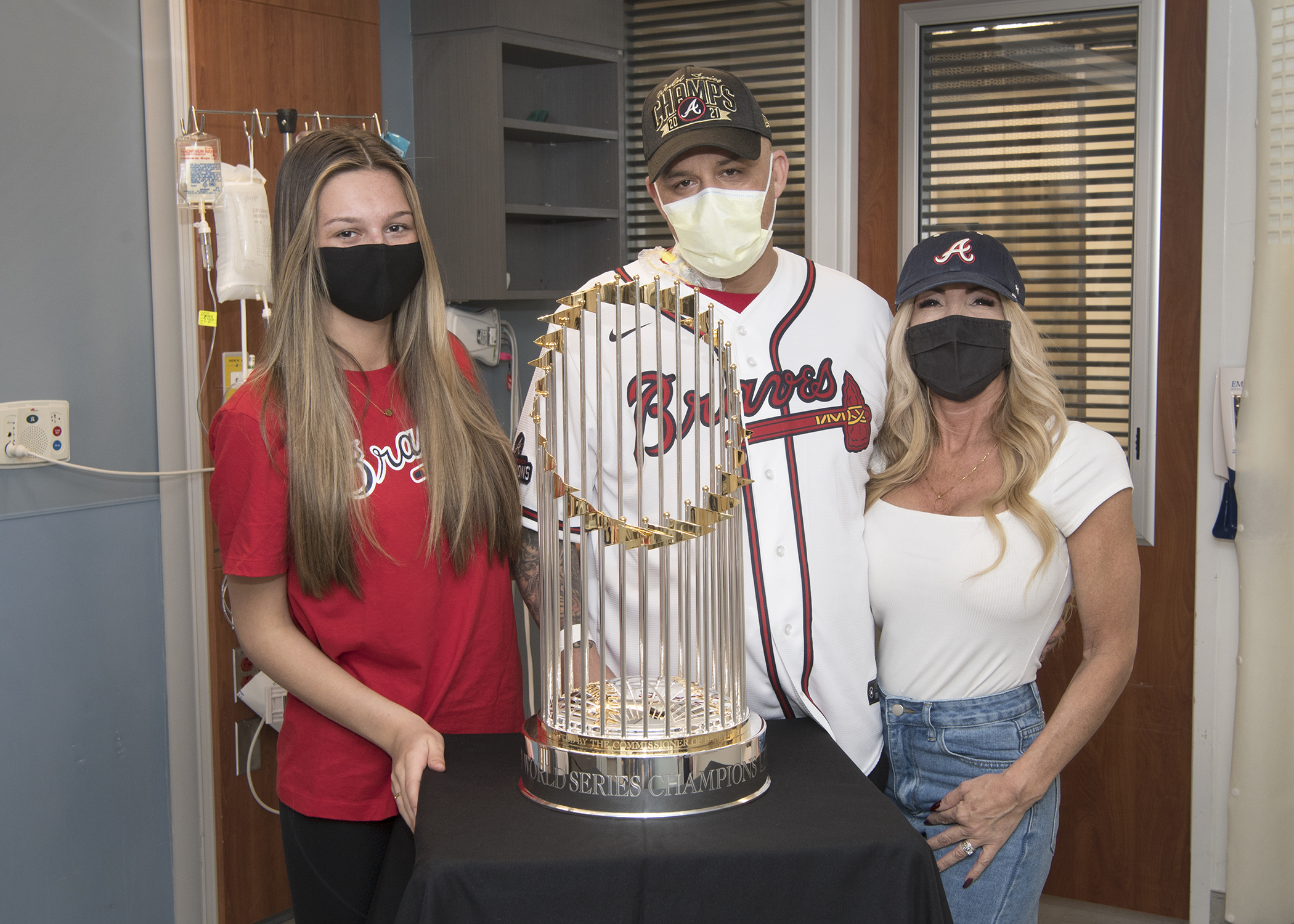 Brad Hollingsead, along with wife, Julie and daughter, Natalie